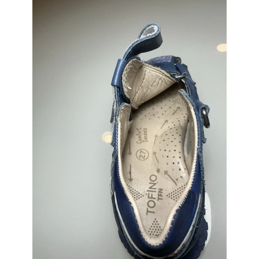Tofino Comfort Leather Orthopedic Sandals Boys Arch Support EU27 US10